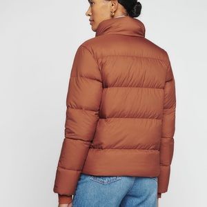 Patagonia silent down jacket sisu brown